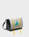 Victor Black Reversible Small Messenger Bag - Platform Design - Main View
